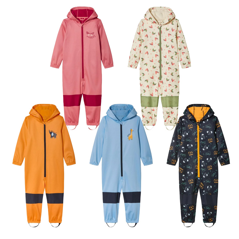 Cotton Baby Onesies Zipper - Детские уличные комбинезоны из мягкой ткани: