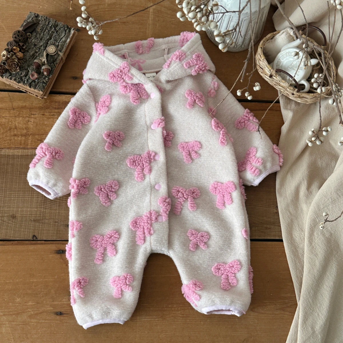 Детский комбинезон с капюшоном – обзор и цена Newborn Baby Girl Romper Floral