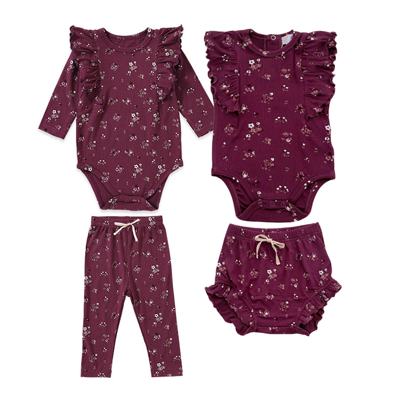 0-24 м, комплект одежды для но – обзор и цена Newborn Baby Girl Romper Floral