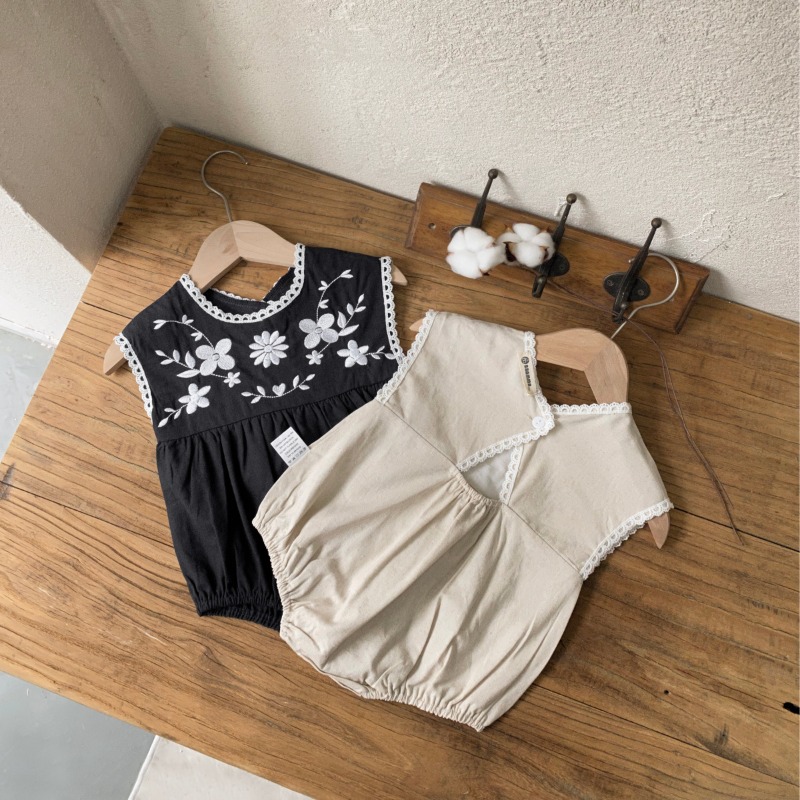 Летний комбинезон ZOETOPKID дл – обзор и цена Baby Summer Linen Sleeveless Jumpsuit