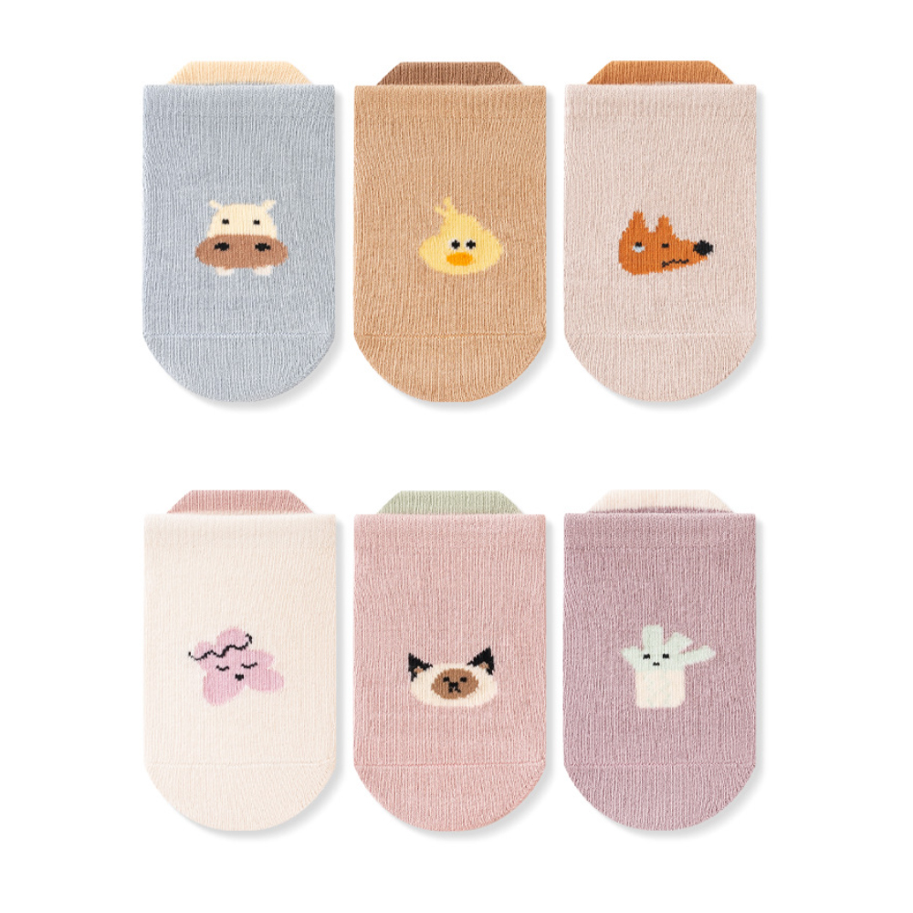 6 пар детских носков с забавны – обзор и цена Unisex Baby Socks Non Slip
