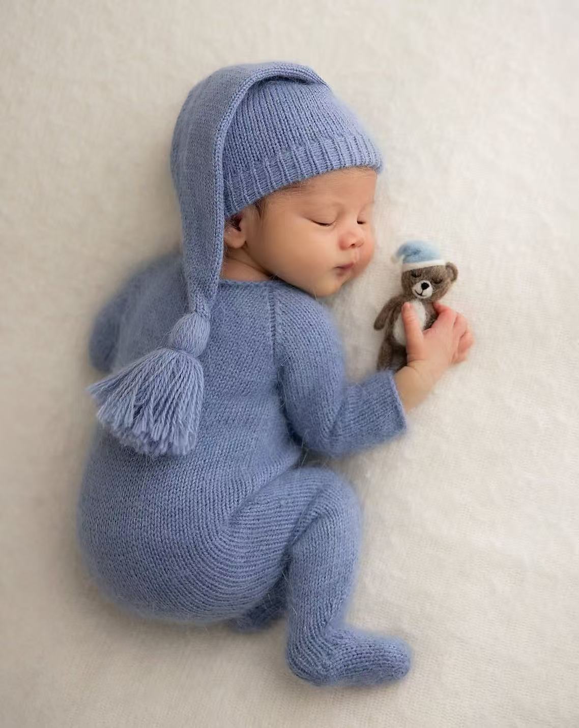 Новый вязаный комплект для нов – обзор и цена Infant Photography Props Outfit